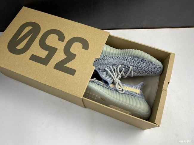 Boost V2 Adidas 350 Yeezy Ash GY7657 Blue 0816